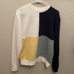 Zara colorblock sweatshirt